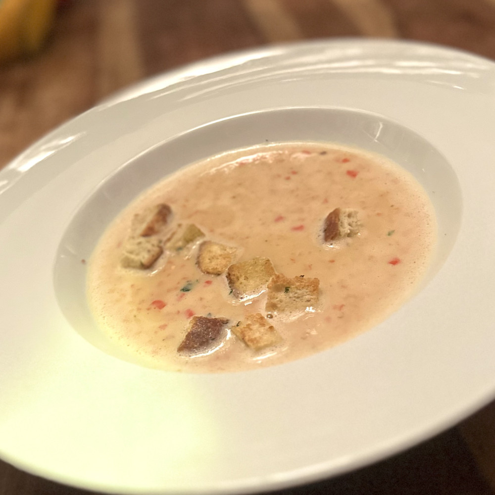 Die scharfe Biersuppe mit Chili.